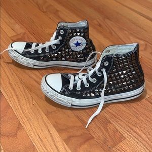 converse studded high tops